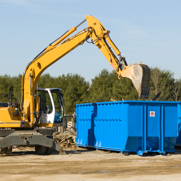 can i choose the location where the residential dumpster will be placed in Edgar Springs Missouri